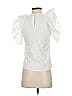 Amanda Uprichard White Short Sleeve Top Size P (petite) - photo 2
