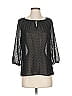 Old Navy Black 3/4 Sleeve Blouse Size XS - photo 1