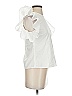 Amanda Uprichard White Short Sleeve Top Size P (petite) - photo 3