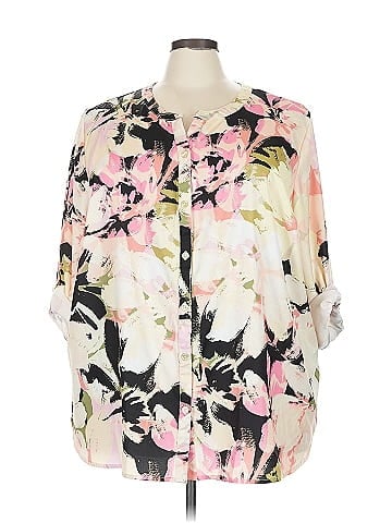 Catherines 3/4 Sleeve Blouse (view 1)