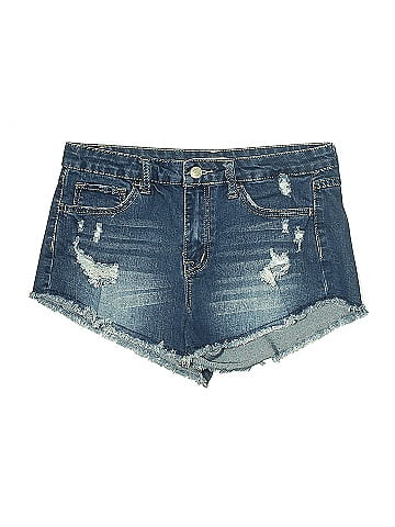 Klique B Denim Shorts (view 1)