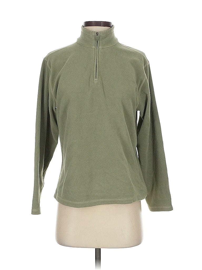 Life Is Good 100% Polyester Green Fleece Size S - photo 1
