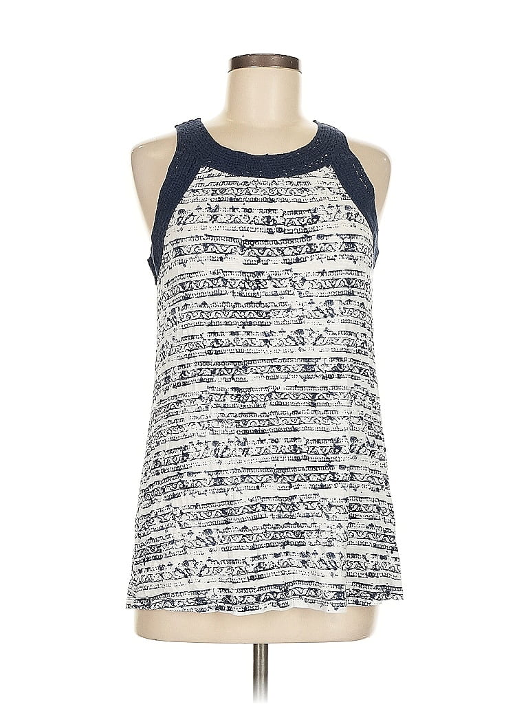 Pre-owned Max Jeans Sleeveless Blouse In Silver