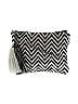 Katydid Collection Chevron-herringbone Silver Black Crossbody Bag One size - photo 1