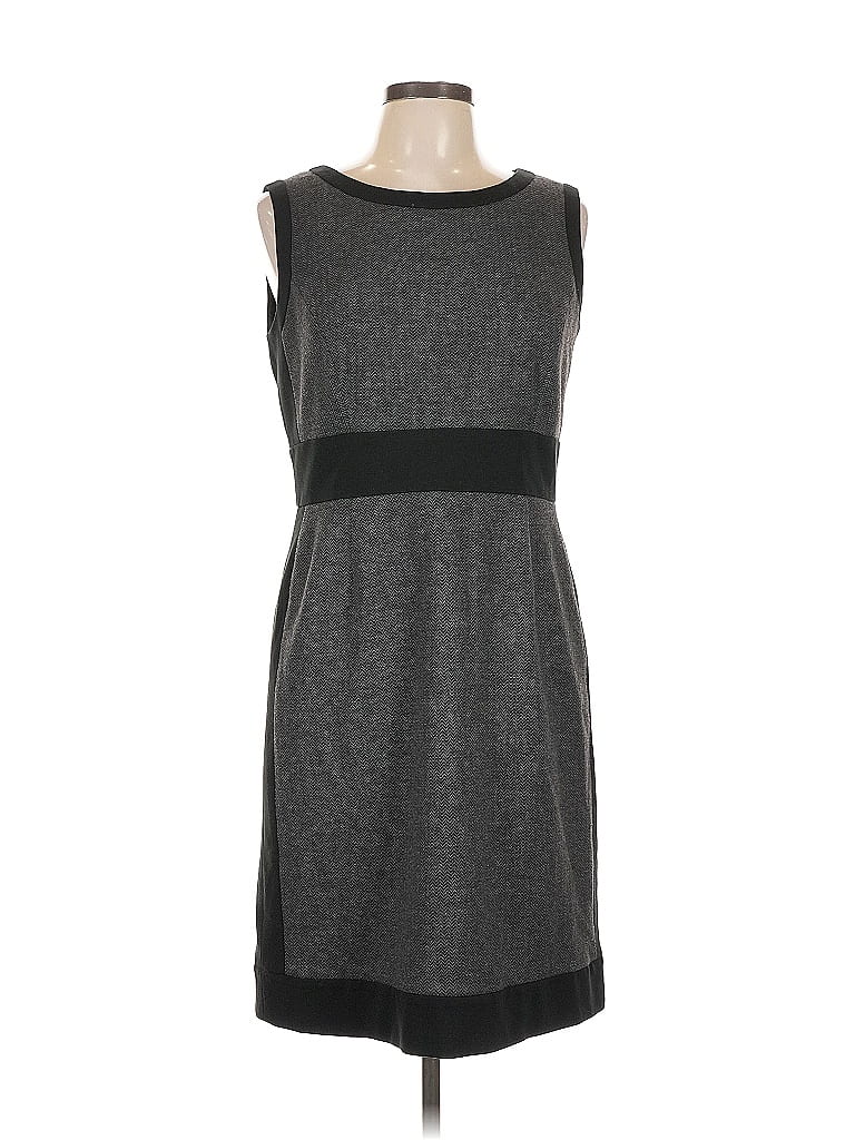 Pre-owned Tahari By Asl Casual Dress In Gray