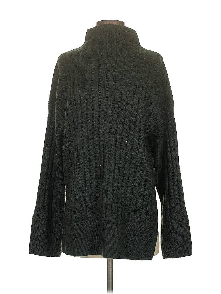 Pre-owned Abercrombie & Fitch Turtleneck Sweater In Black