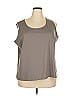 Susan Graver Gray Sleeveless Blouse Size 2X - photo 1