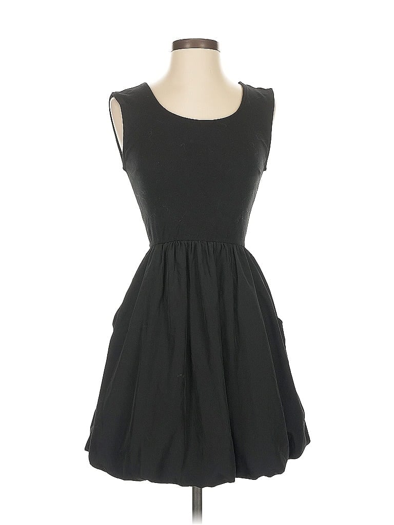 Pre-owned Bar Iii Casual Dress In Black