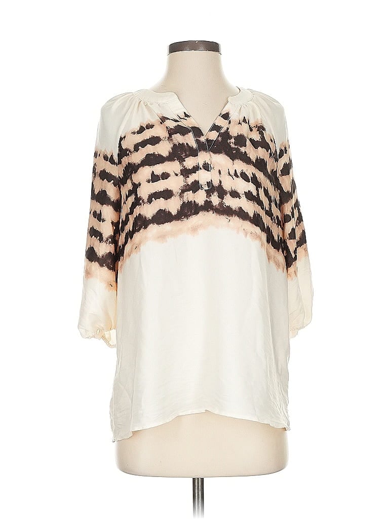Simply Vera Vera Wang 3/4 Sleeve Blouse In White