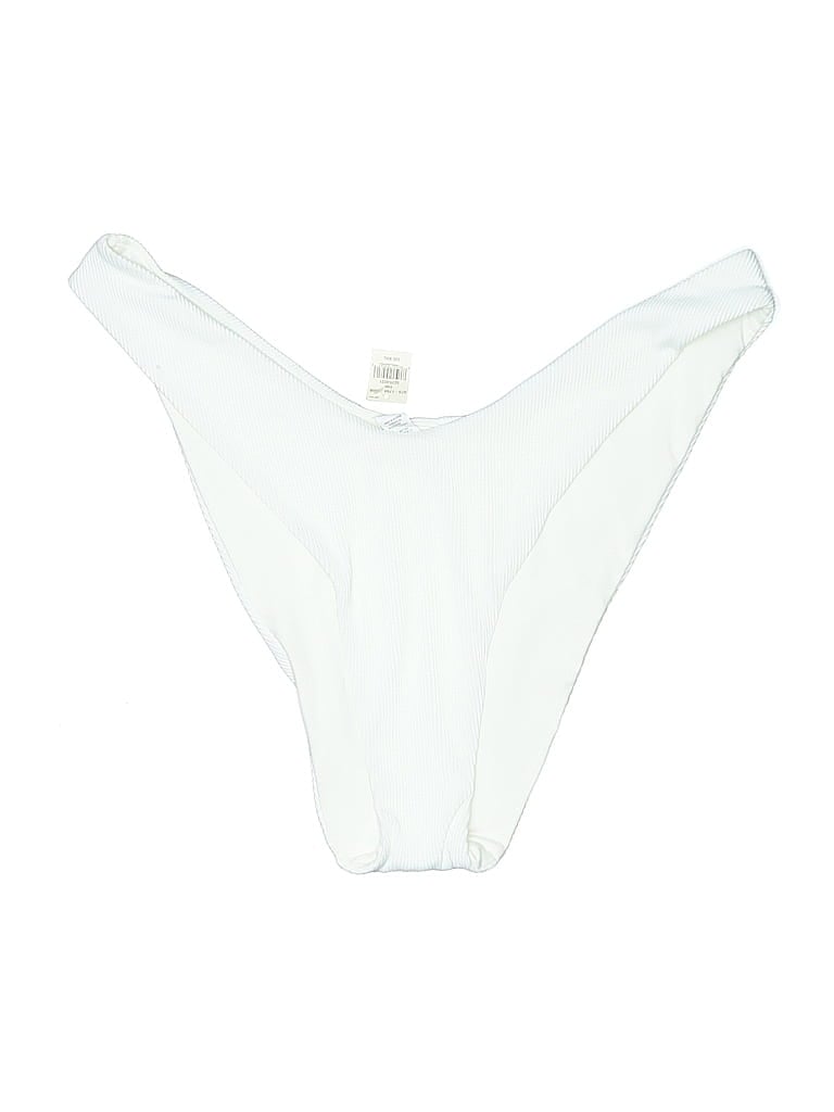 Pre-owned Aerie Swimsuit Bottoms In White