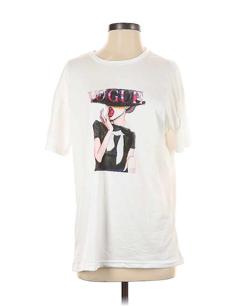 Pre-owned Assorted Brands Short Sleeve T-shirt In White