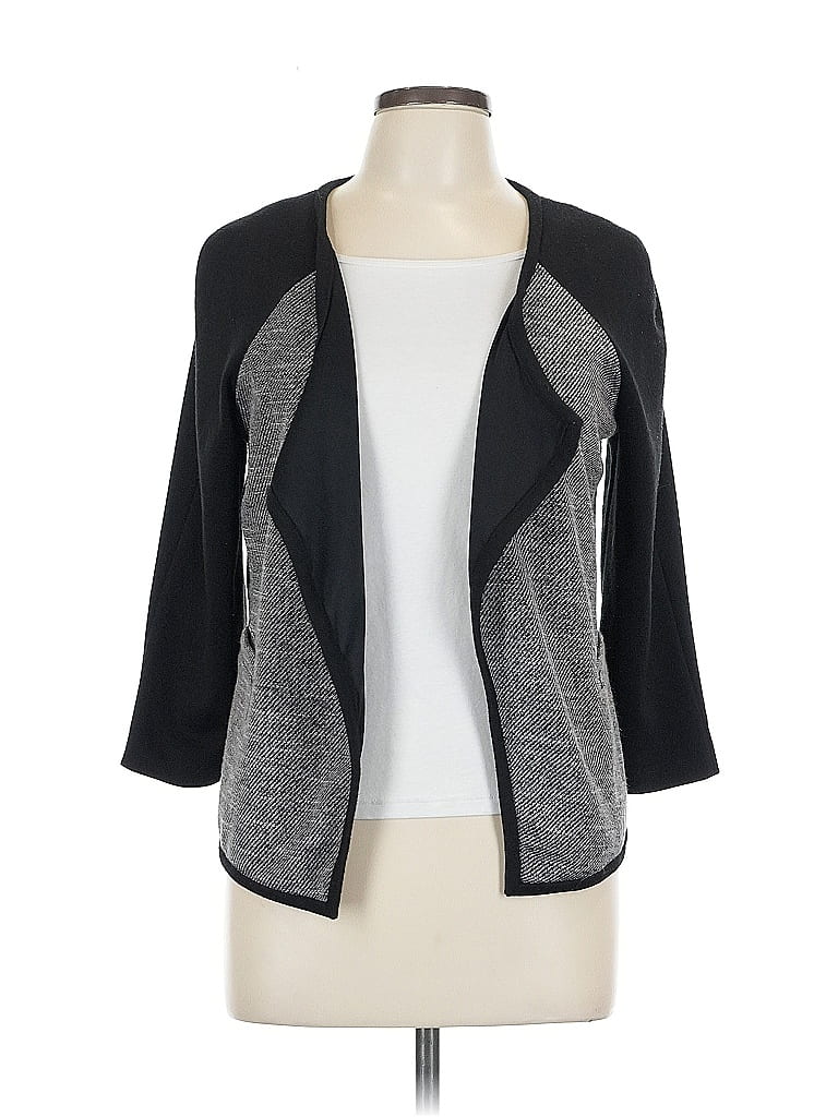 Pre-owned Dana Buchman Blazer Jacket In Black