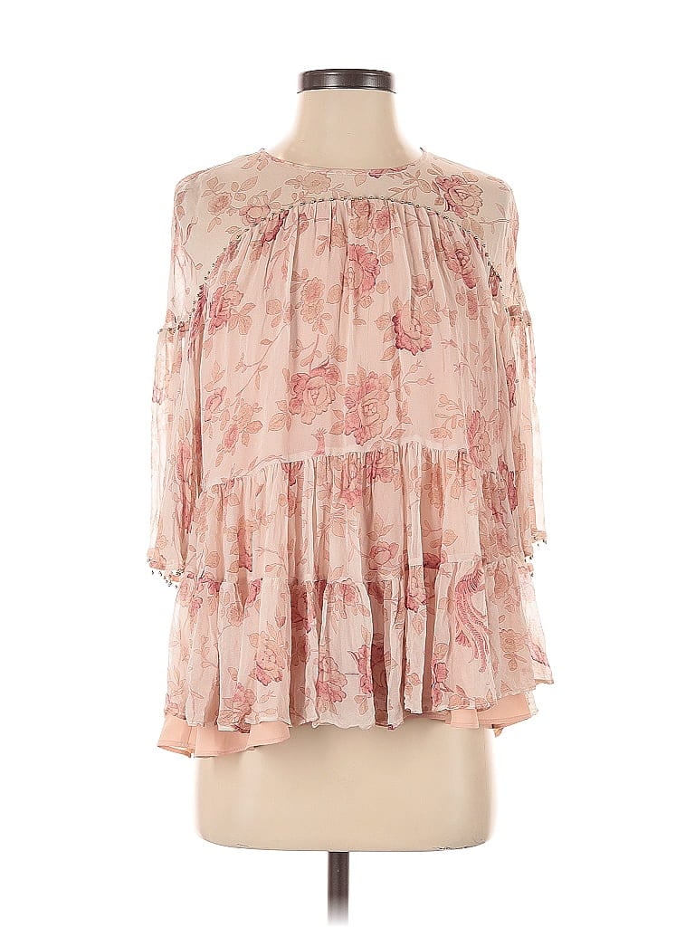 Click to view more detailed imagery on our partner's website Pre-owned The Madison Avenue Collection X Kate Spade 3/4 Sleeve Blouse In Pink