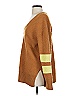 Current/Elliott Color Block Brown Pullover Sweater Size XS (0) - photo 5