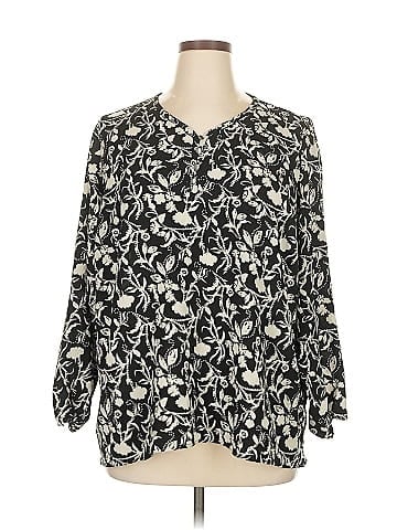 Cj Banks 3/4 Sleeve Blouse (view 1)