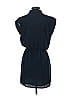 Aqua 100% Polyester Solid Blue Casual Dress Size XS - photo 2