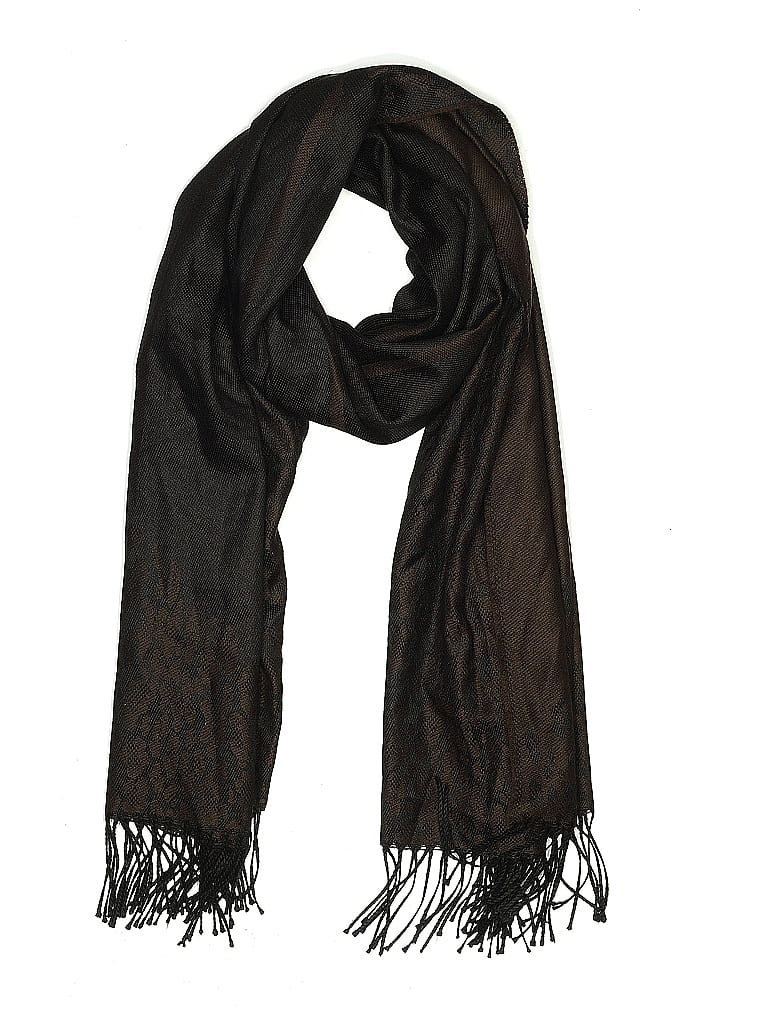 Pre-owned Assorted Brands Scarf In Brown