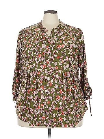 Roz & Ali 3/4 Sleeve Blouse (view 1)