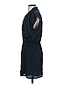 Aqua 100% Polyester Solid Blue Casual Dress Size XS - photo 5