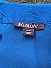 Roaman's 100% Polyester Blue 3/4 Sleeve Blouse Size 24 - photo 3