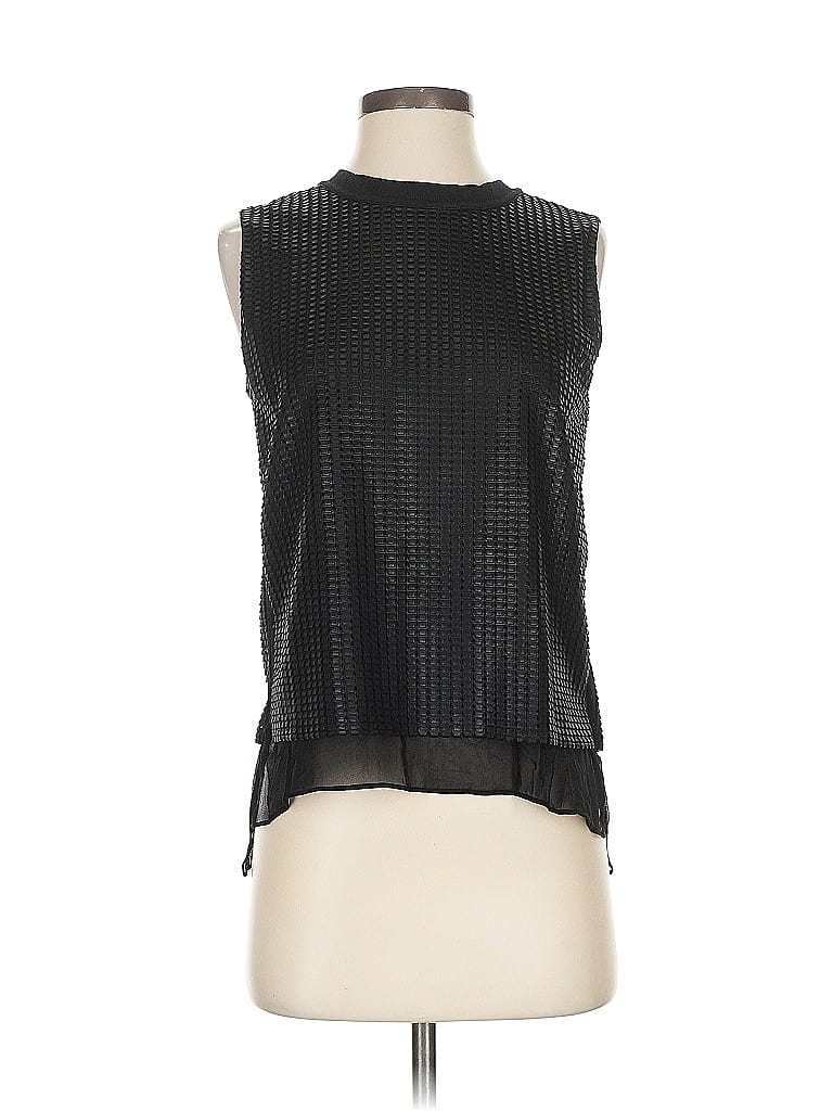 Pre-owned Vince Sleeveless Blouse In Black