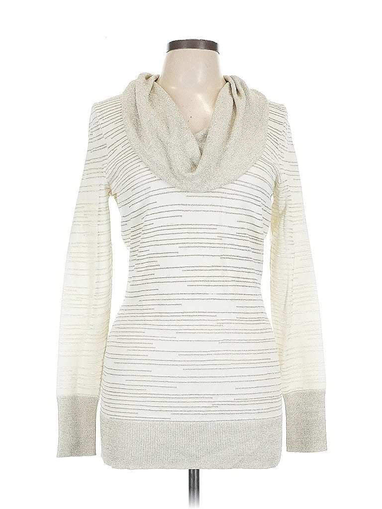 Cache Ivory Pullover Sweater Size L - photo 1