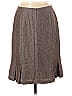 Tahari by ASL Chevron-herringbone Brown Casual Skirt Size 10 - photo 2