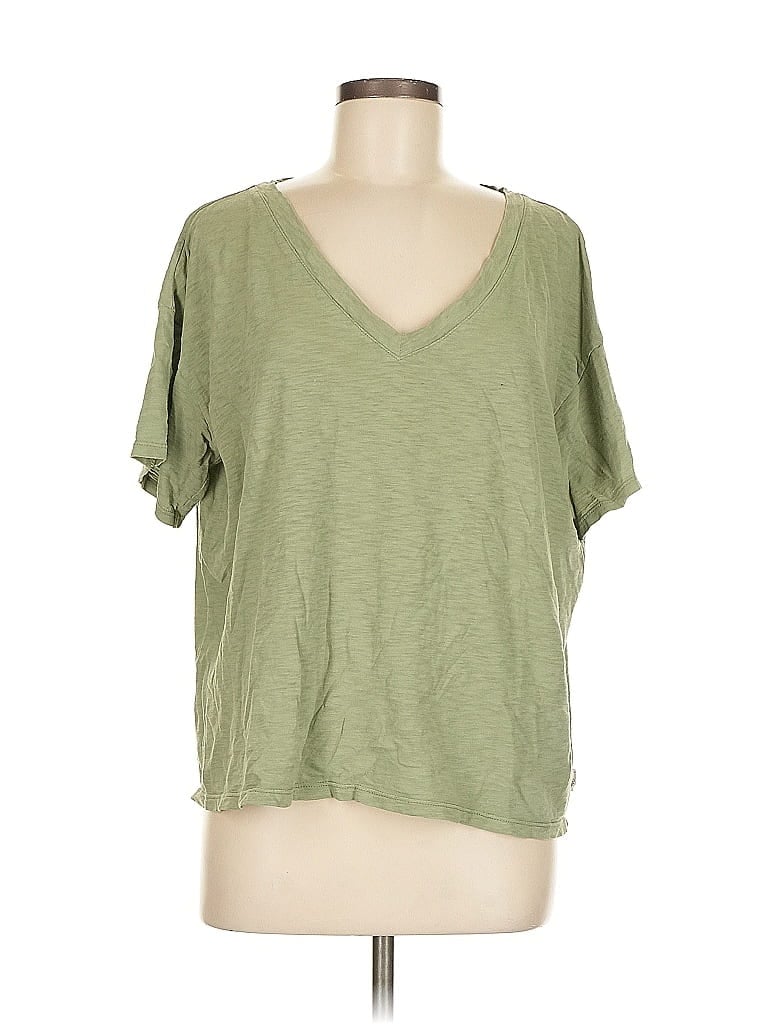 Pre-owned Upwest Short Sleeve T-shirt In Green