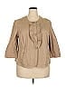 Talbots Outlet Tan 3/4 Sleeve Blouse Size 18 - photo 1