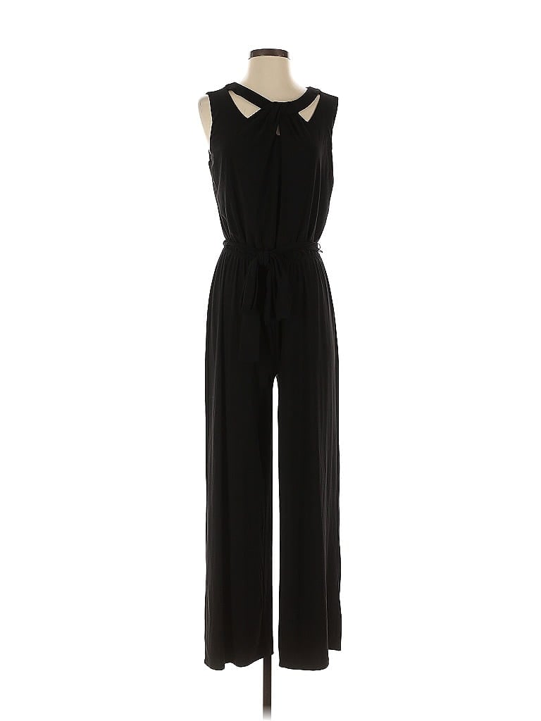 Jones Studio Solid Black Jumpsuit Size S - photo 1