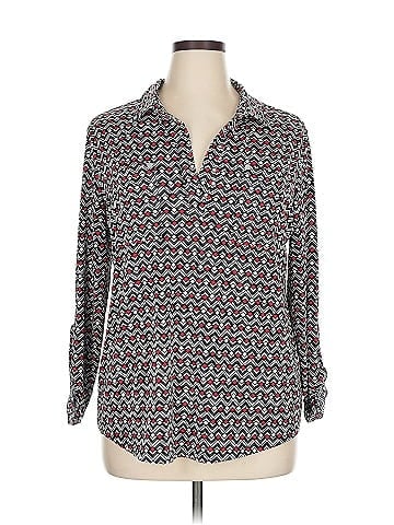 Jones New York Signature Long Sleeve Polo (view 1)