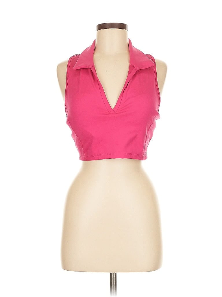 JESSICA SIMPSON Pre-owned Tank Top Pink Halter Neckline Tops