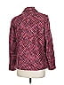 Chico's 100% Polyester Plaid Red Blazer Size Lg (2) - photo 2