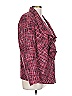 Chico's 100% Polyester Plaid Red Blazer Size Lg (2) - photo 3