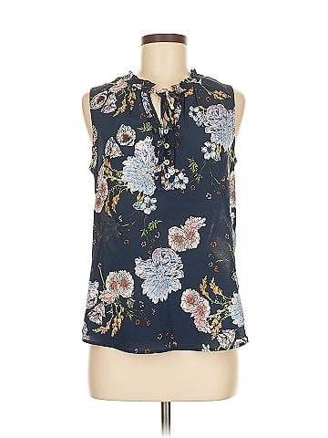 Daniel Rainn Sleeveless Silk Top (view 1)