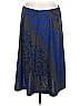 Beige by ECI Paisley Blue Formal Skirt Size L - photo 2