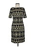 Tahari by ASL Argyle Black Casual Dress Size 2 - photo 1