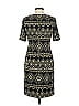 Tahari by ASL Argyle Black Casual Dress Size 2 - photo 2