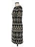 Tahari by ASL Argyle Black Casual Dress Size 2 - photo 4