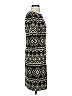 Tahari by ASL Argyle Black Casual Dress Size 2 - photo 3