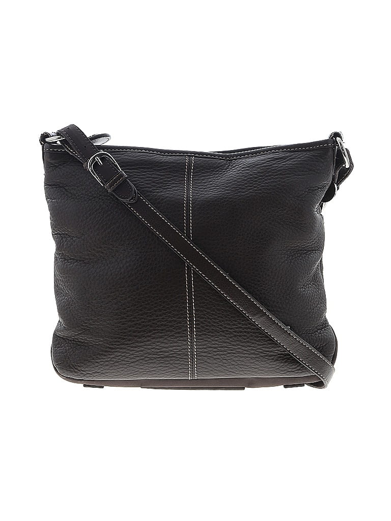 The Sak 100% Leather Black Brown Leather Shoulder Bag One size - photo 1