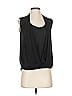 Deletta 100% Polyester Black Sleeveless Blouse Size XS - photo 1