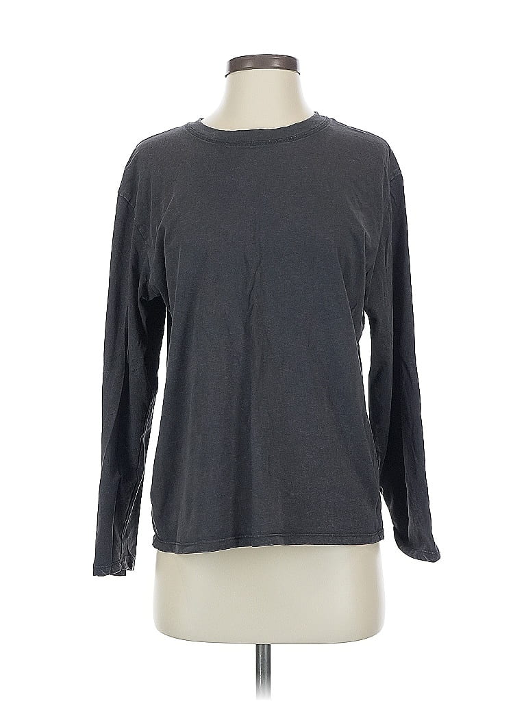Click to view more detailed imagery on our partner's website Pre-owned Zara 3/4 Sleeve T-shirt In Gray