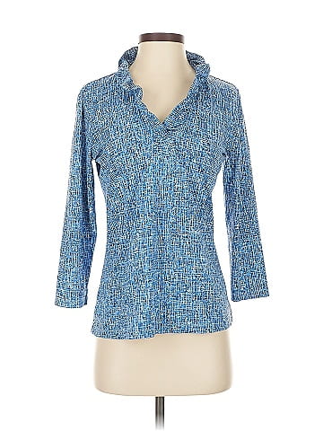 J. McLaughlin 3/4 Sleeve Button-Down Shirt (view 1)