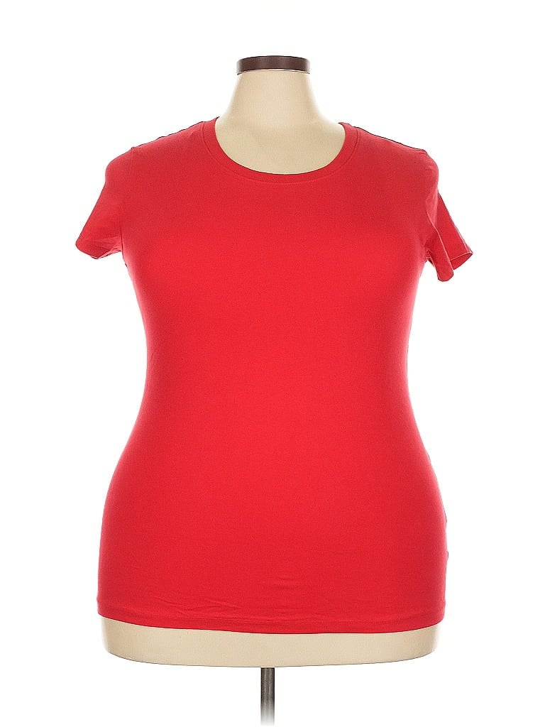 Ambiance Red Short Sleeve T-Shirt Size 3X - photo 1