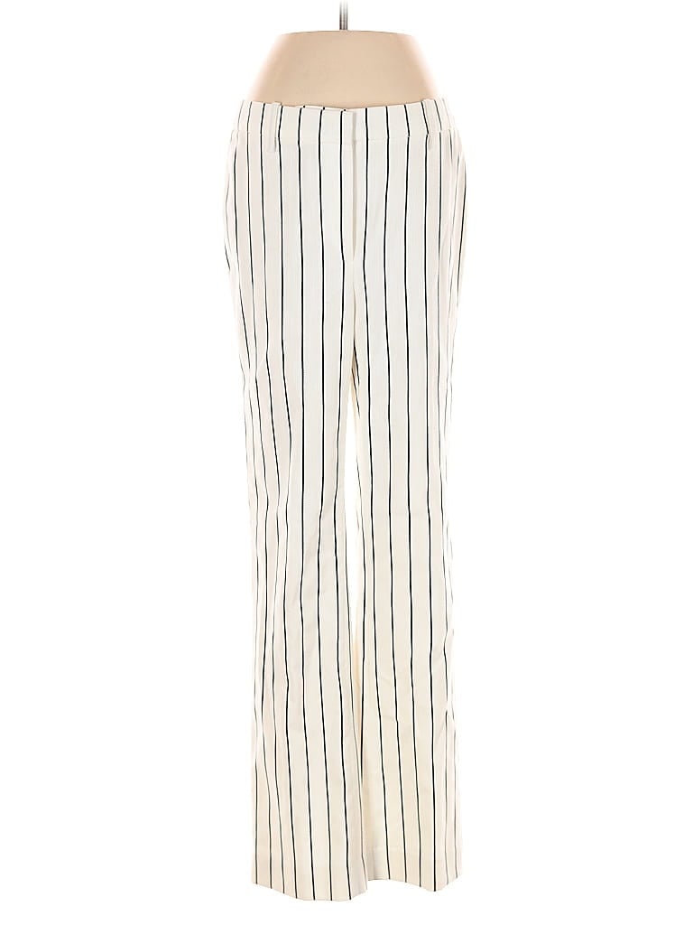 Carlisle Stripes Ivory Casual Pants Size 2 - photo 1