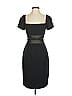 Black Halo 100% Polyamide Solid Black Cocktail Dress Size 4 - photo 1