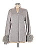 Dolce Cabo 100% Acrylic Gray Cardigan Size M - photo 1