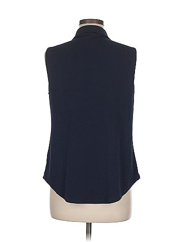 Adrianna Papell Sleeveless Button-Down Shirt (view 2)