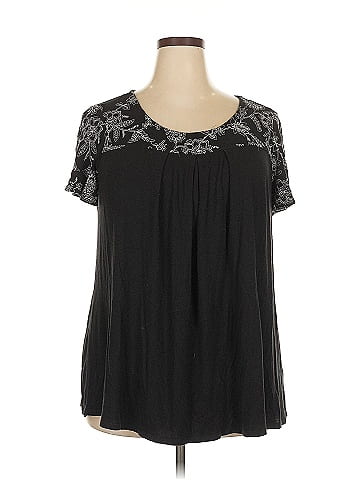Roz & Ali Short Sleeve Blouse (view 1)